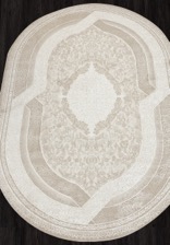 Ковер ARMINA_04088A, 2,4*3,4, OVAL, BROWN - BROWN