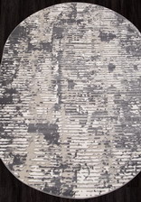 Ковер ATLANTIS_D999, 2,4*3,4, OVAL, CREAM-GRAY