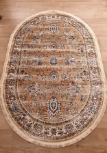 Ковер BROOKLYN_08618K, 3*4, OVAL, BEIGE - BEIGE
