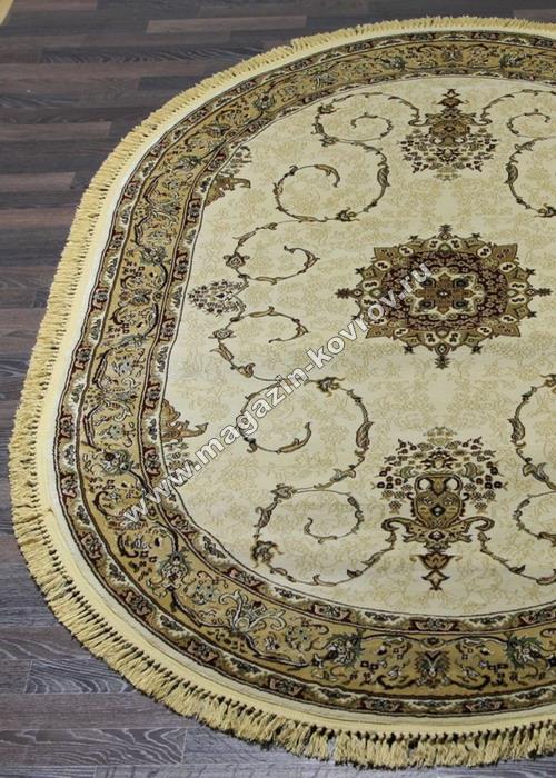BUHARA_d034, 2,4*3,3, OVAL, CREAM