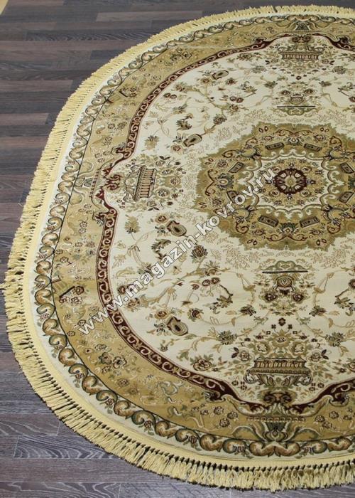 BUHARA_d037, 2,4*4, OVAL, CREAM