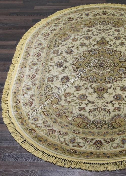BUHARA_d158, 1,6*3, OVAL, CREAM
