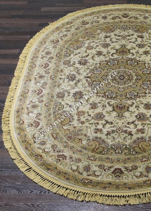 BUHARA_d158, 2,4*3,3, OVAL, CREAM