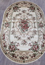 Ковер COLIZEY_d057, 1,5*4, OVAL, CREAM