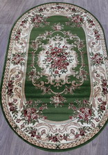 Ковер COLIZEY_d057, 1*2, OVAL, GREEN