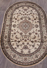 Ковер COLIZEY_d389, 2*4, OVAL, BEIGE