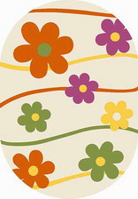 Ковер CRYSTAL_1021, 2*3, OVAL, CREAM