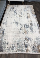 Ковер DOKU_9347H, 2*2,9, STAN, BLUE - CREAM