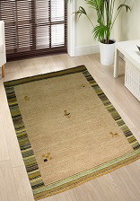 Ковер Ковер 100%Ш р/р Gabbeh Gold Green 120*180 Border
