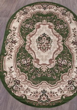 Ковер GAVANA_d017, 0,8*1,5, OVAL, GREEN