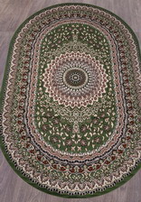 Ковер GAVANA_D504, 0,8*1,5, OVAL, GREEN