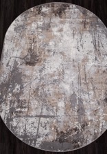 Ковер GRAFF_3433, 2,4*3,4, OVAL, GRAY-BEIGE