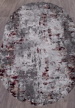 Ковер GRAND_23319, 2*2,9, OVAL, 950 GREY - PURPLE