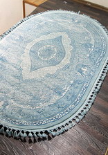 Ковер HUNKAR_07931, 1,95*2,9, OVAL, BLUE - BLUE