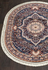 Ковер ISFAHAN_D511, 2*2,85, OVAL, NAVY
