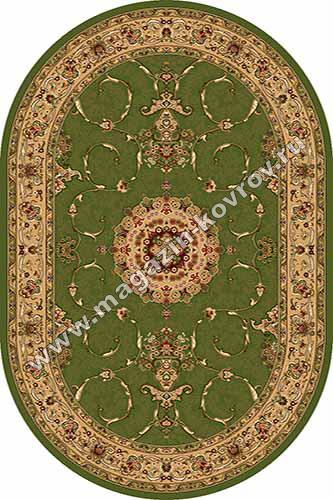 IZMIR_d035, 1,5*2,3, OVAL, GREEN