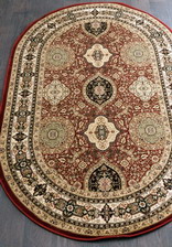 Ковер IZMIR_d101, 2,5*4,5, OVAL, RED