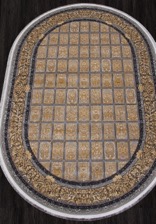 Ковер KASHAN_752070, 1,5*2,25, OVAL, 000
