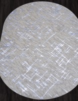 Ковер LIMAN_F164, 2,8*3,8, OVAL, GRAY-BLUE