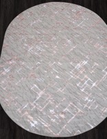 Ковер LIMAN_F164, 2,8*3,8, OVAL, GRAY-PINK