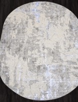 Ковер LIMAN_F169, 2,8*3,8, OVAL, CREAM-BLUE