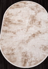 Ковер LISSABON_SI025B, 0,78*1,5, OVAL, BROWN - BROWN