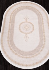 Ковер LISSABON_SI026A, 0,78*1,5, OVAL, BROWN - BROWN