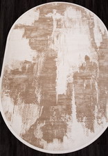 Ковер LISSABON_SI044B, 0,78*1,5, OVAL, BROWN - BROWN
