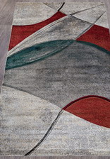 Ковер LONDON_D827, 1,2*1,8, STAN, gray-red