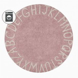 Ковер Ковер круглый Алфавит Round ABC (розовый) 150D