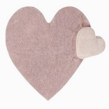 Ковер Ковер сердце с подушкой (розовое) 160*180