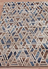 Ковер MATRIX_D585, 1*2, STAN, BEIGE-BLUE