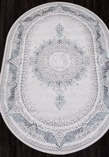 Ковер MODA_A0074, 0,8*1,5, OVAL, ACIK GRI