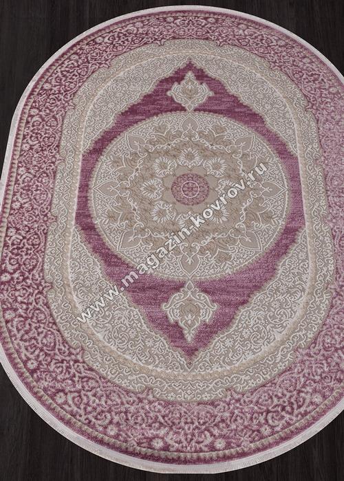 MOROCCO_D763, 2,8*3,8, OVAL, PINK