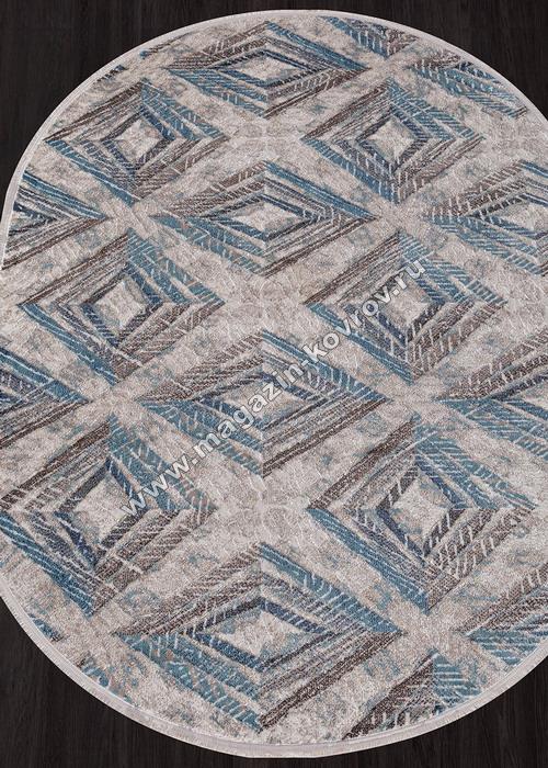 MOROCCO_D855, 2,4*3,4, OVAL, BLUE