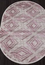 Ковер MOROCCO_D855, 2,4*3,4, OVAL, PINK