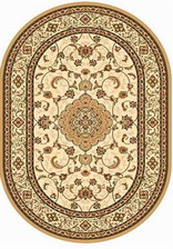 Ковер OLYMPOS_d389, 1*2, OVAL, BEIGE