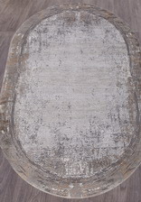 Ковер OPERA_5807B, 0,8*1,5, OVAL, CREAM - GREY