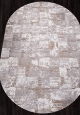Ковер RICHI_8673, 1*2, OVAL, GRAY