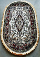 Ковер 20271A, 2*2,9, OVAL, CREAM / TIFFANY