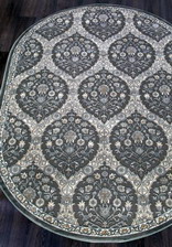 Ковер SERENITY_D740, 1,6*2,2, OVAL, DARK GRAY