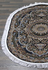 Ковер SHAHREZA_d415, 1,6*2,2, OVAL, NAVY