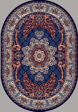 Ковер SHAHREZA_D728, 2*4, OVAL, DARK NAVY