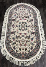 Ковер TEHRAN_7513, 0,8*1,5, OVAL, CREAM