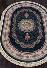Ковер TEHRAN_7521, 0,8*1,5, OVAL, NAVI