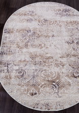 Ковер TOKIO_15444A, 3*4, OVAL, BEIGE - PINK