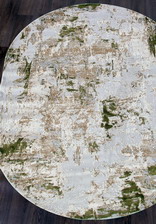 Ковер TOKIO_15456A, 2,4*3,4, OVAL, CREAM - L.GREEN