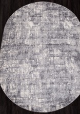 Ковер TORNADO_F050, 1*2, OVAL, GRAY