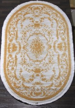 Ковер TRUVA_08330C, 0,78*1,5, OVAL, ORANGE - ORANGE