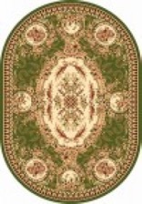 Ковер VALENCIA_d350, 2,5*4, OVAL, GREEN